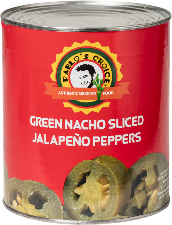 Jalapeño grön skivad Pablo´s Choice 6x3 kg