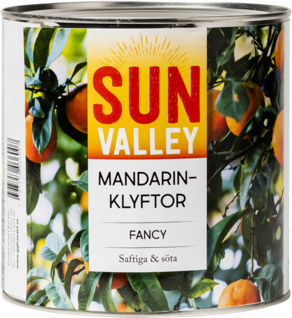 Mandariner klyftor LS 6x2650 g