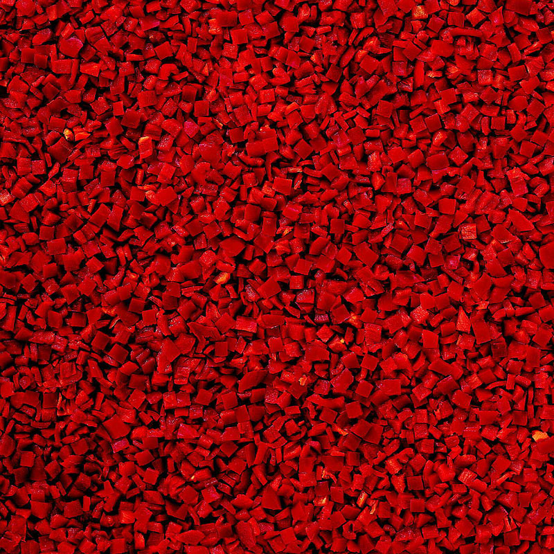 Paprika röd tärnad 1x10 kg