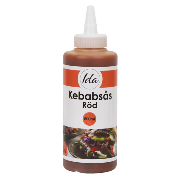 Kebabsås röd 500ml
